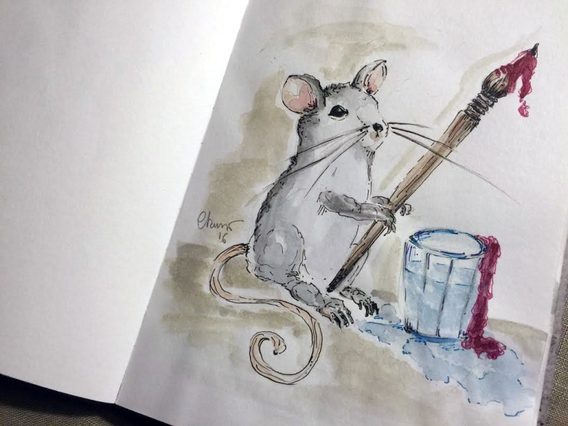 Day #13 - Mouse The Artist ©Carolina Russo